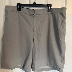 Nike Men's Flat Front Gray Golf Shorts
